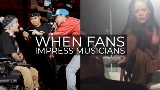 När musiker bjuder upp fans på scenen – som chockar alla!