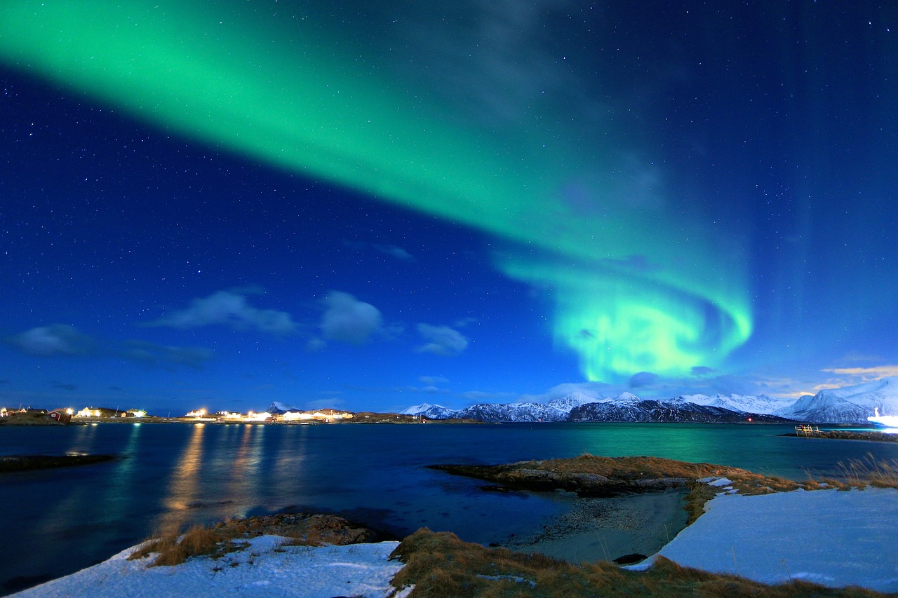 northern light, norway, arctic